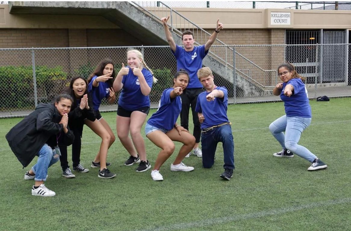 JCL members capture Woodbridge spirit after playing a game of capture the flag at state convention.
