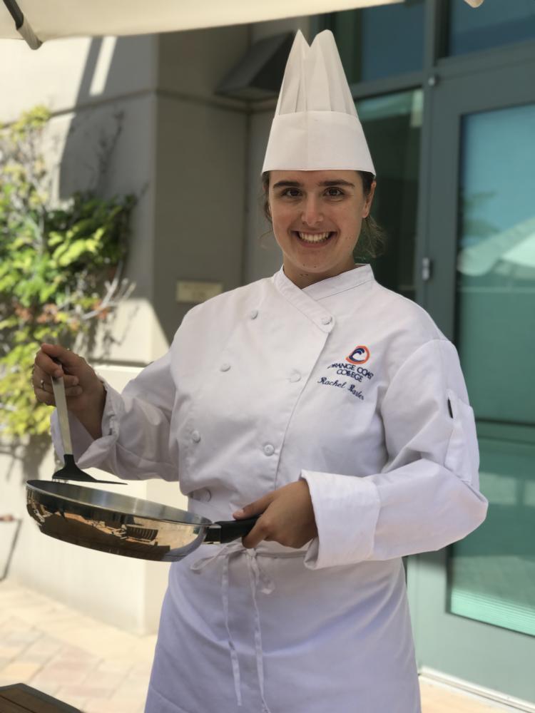 Rachel Barber, a sophomore at Orange Coast College, tells us about her passion and future of becoming a cook, that was sparked from R.O.P courses in high school.