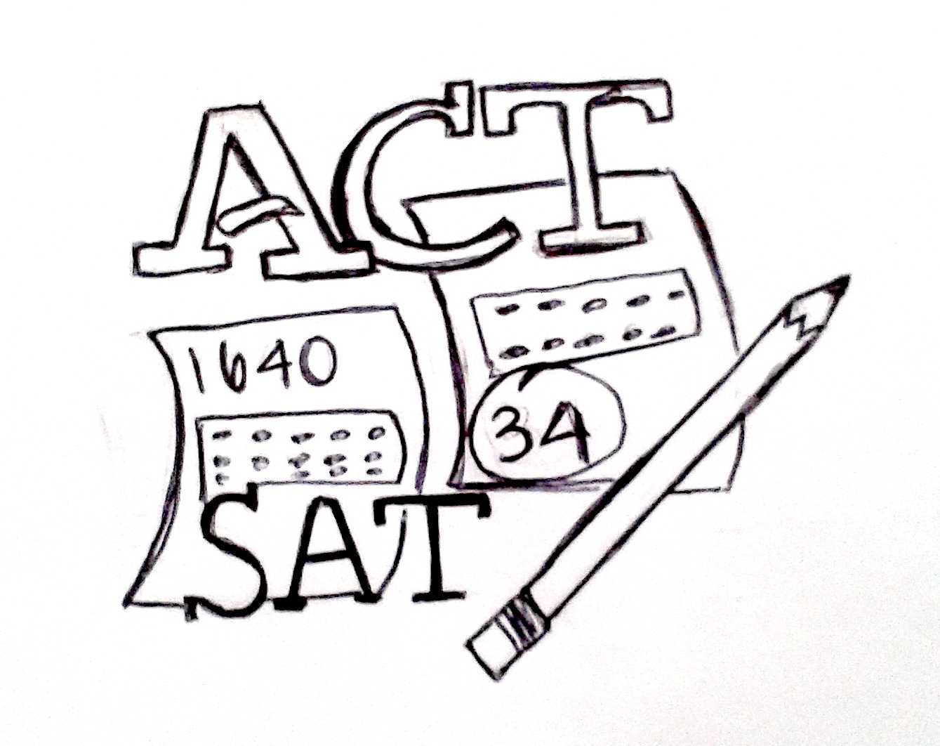 sat test clip art