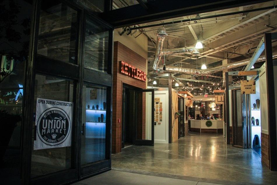 One of the entrances into Union Market at The District.