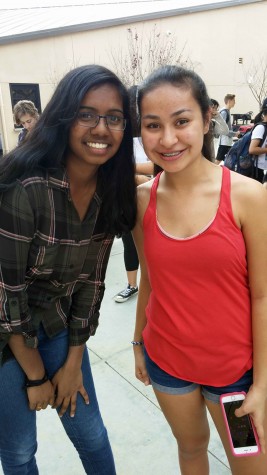 Alyssa Serafin and Kaaviya Sasikumar, Freshman