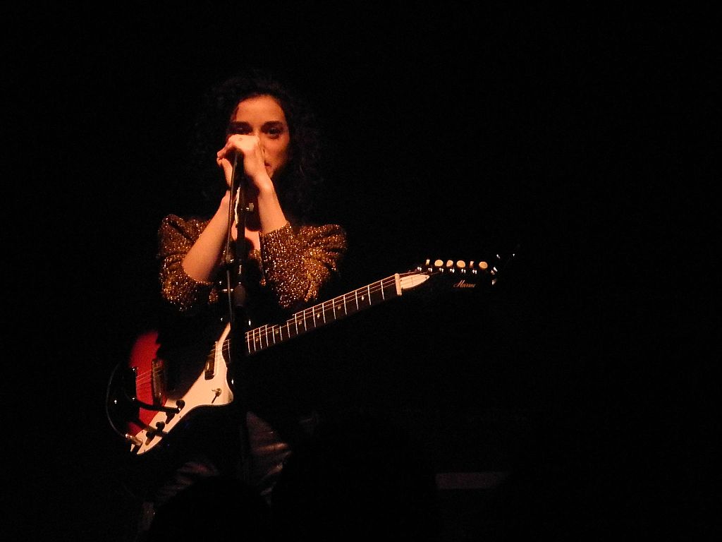 St. Vincent has designed her own line of guitars for women due to the discomfort she felt by playing a traditional guitar on stage.