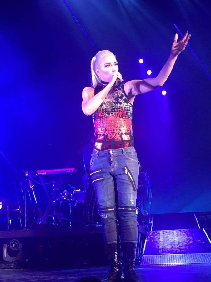 Singer Gwen Stefani performed at the last show in the Amphitheater. 