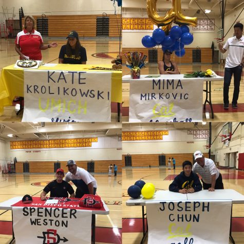 Swimming and swinging their way to signing day