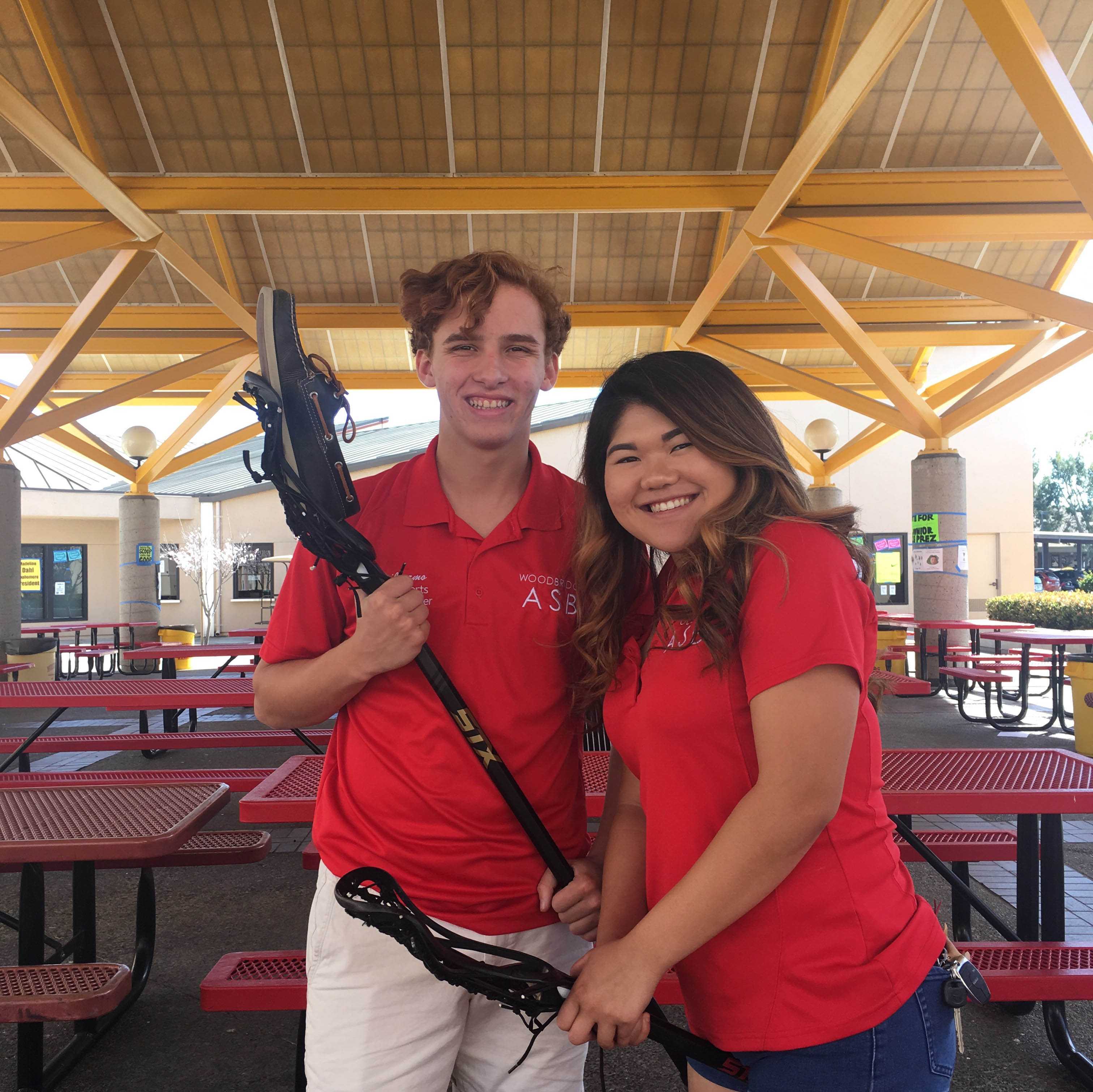 Senior sports commissioners Guillermo Mier y Teran and Mia Ajiro continue to spread spirit on campus by planning Game of the Weeks for athletes.