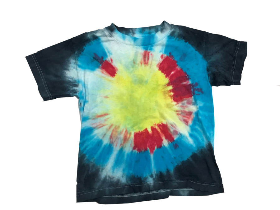 Tie-dye shirts are making a comeback as a throwback fashion trend.