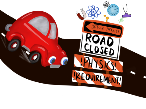 A required physics class could act as a roadblock in students freedom of class choice