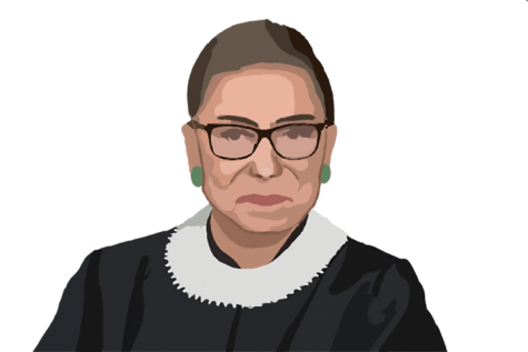 Portrait of former Supreme Court Justice Ruth Bader Ginsburg