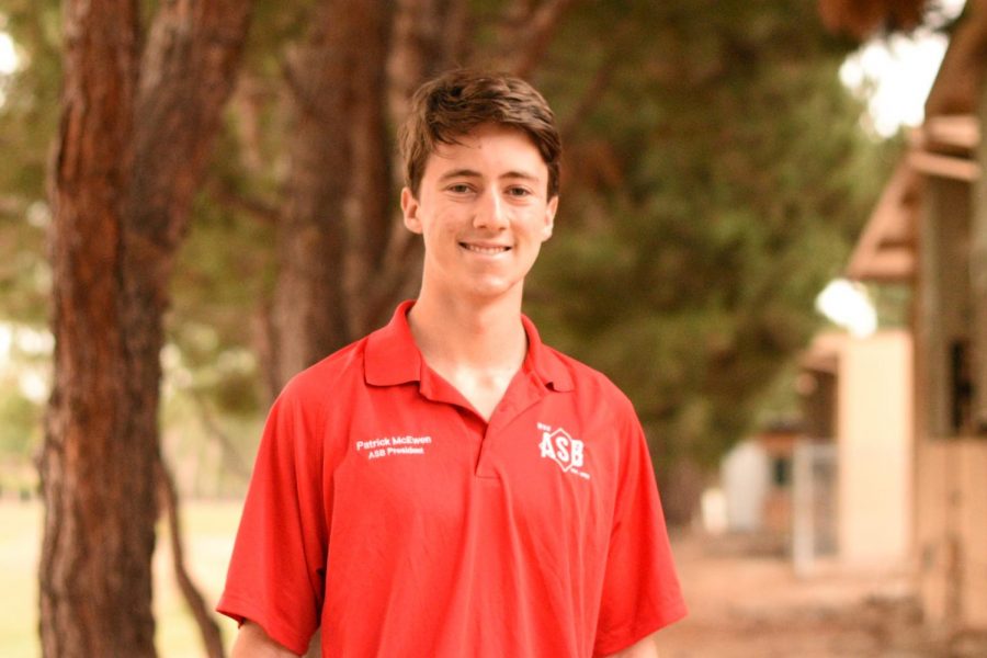 Senior and ASB President Patrick McEwen is excited to raise school spirit and to host ASB events.