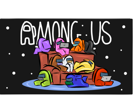 Among Us keeps students gripped to their devices, immersed in a whodunit style videogame that takes place in outer space.
