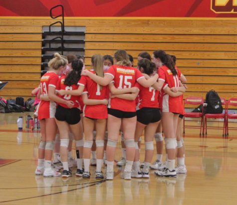 Varsity Girls’ Volleyball Faces Defeat in Pink Out Game