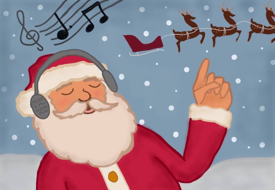 Holiday+music+is+just+as+important+to+the+festive+season+as+Santa+is+to+Christmas.