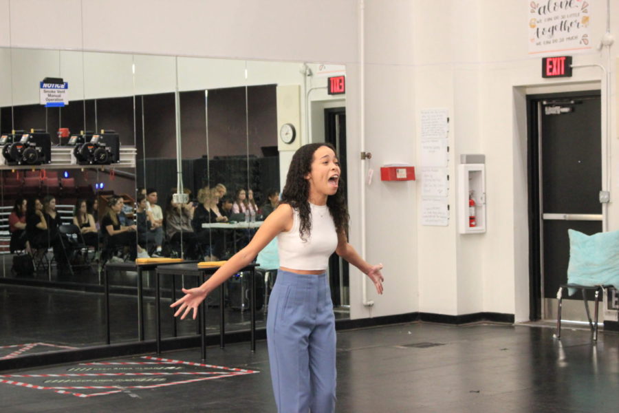 Ana Lauren Rodriguez performa her breathtaking solo in front of other performers and judges.