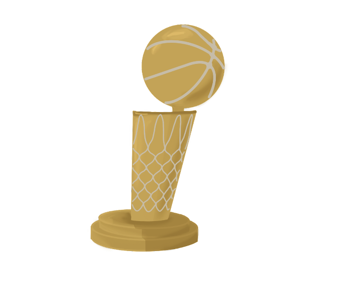 Basketball Championship Trophy Larry O'Brien National Three