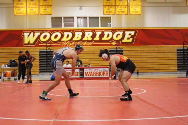 Senior Makoa McCreadie is an athlete on the Woodbridge High wrestling team. He pushes himself on the mat and hopes to gain recognition and  inspire others to become involved in the sport.