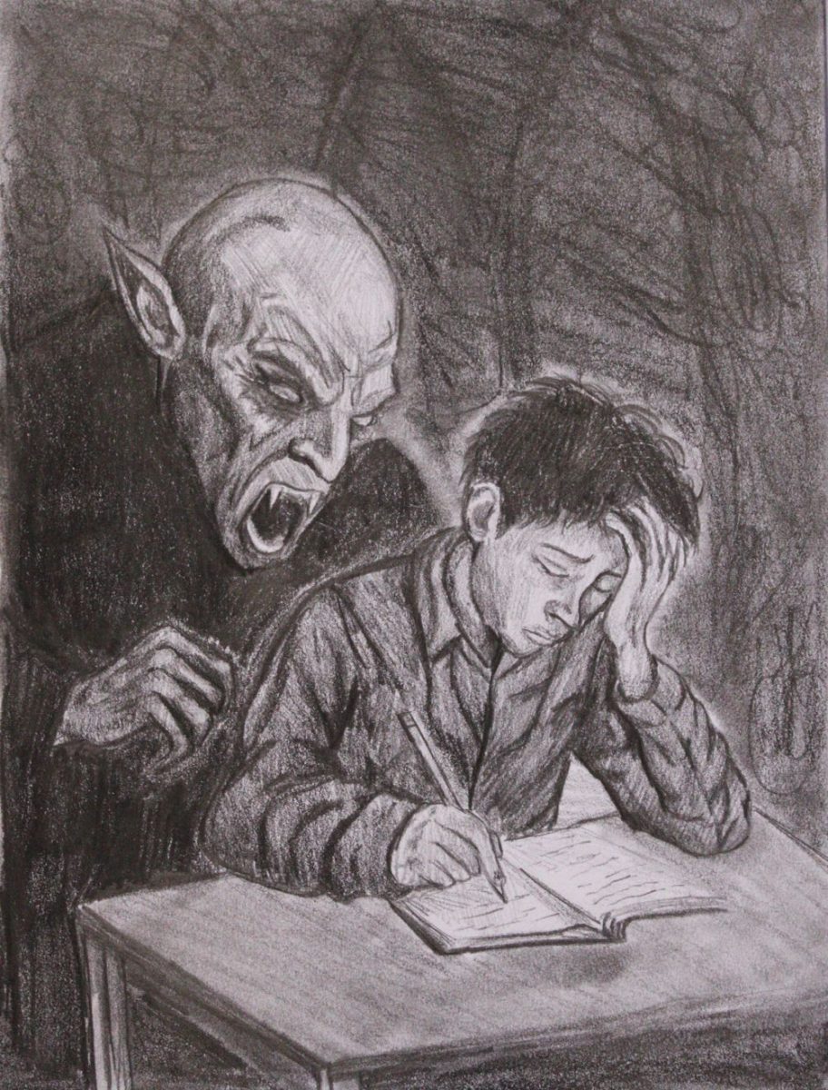 High school horrors appear in many ways whether it be Dracula, or worse, finishing high school credits before graduation